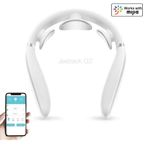 Original Jeeback Cervical Massager G2 TENS Pulse Back Neck Massager Mijia APP Control 42 Degree Hot Compress Neck Pain Relief