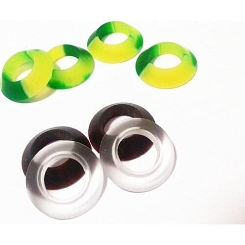 Transparence and MIX color Trim ring Decorative ring for fishing rod /winding check Repair components I/D:10mm