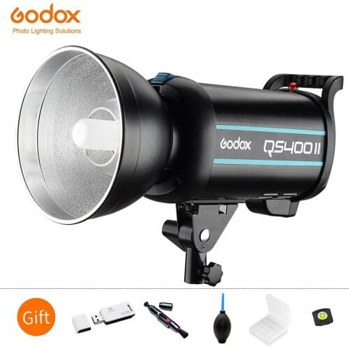 Godox Serie QSII QS400II 400Ws Strobe Flash Modellazione Luce, 5600K Temperatura di Colore