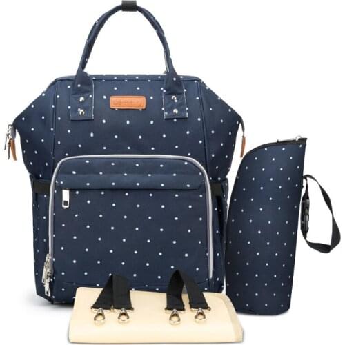 Baby Diaper Bag Solid Multi-function Mummy Stroller Bags Large Capacity Travel Backpack Maternity Nappy Nursing Handbag MBG0026