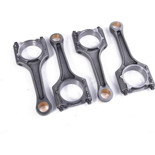 06J198401B 4Pcs Engine Piston Connecting Rod Kit For A-udi A4 A5 Q5 TT V W Golf Passat J etta Tiguan 2.0TFSI Pin 21mm