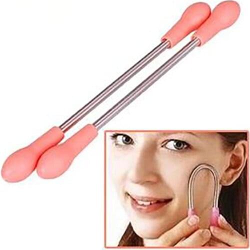 1Pc Portable Ladies Facial Hair Remover Sticks Manual Spring Hair Removal Epilator Stick Mini Beauty Hair Remover Care Tools