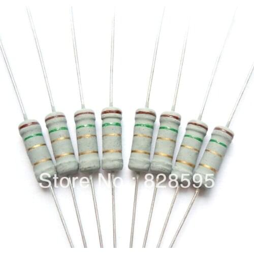 1w 1.5 ohm 1R5 ohm 100% Original New Fixed Resistors Metal Oxide Film Resistors Resistance +/- 5% (200pcs)