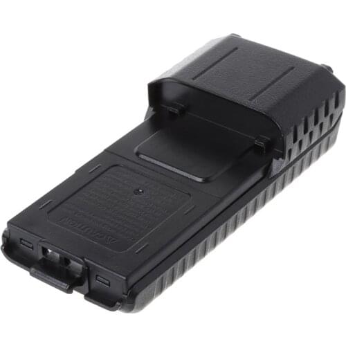 BaoFeng BF-UV5R Walkie Talkie Speaker Extended 6x AA Battery Case Shell Pack Black Shell for UV-5R, BF-F8HP, UV-5X3 Tf Uv985
