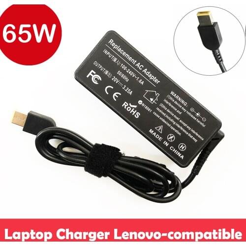 Original 65W 20V 3.25A Laptop AC Adapter Charger Power Supply for Lenovo Thinkpad T440p T460 T540p G500 Edge E560