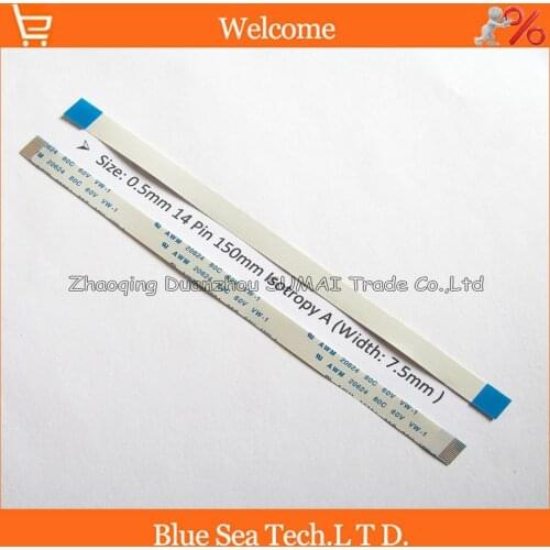 FFC FPC Flexible Flat Cable 0.5mm pitch 14pin 150mm Isotropy A or Anisotropy B cable,20624.80C 60V VW-1