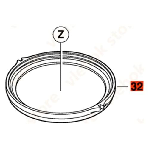 Friction ring for BOSCH GEX125-1A GEX125-1AE 2609170077 Power Tool Accessories Electric tools part