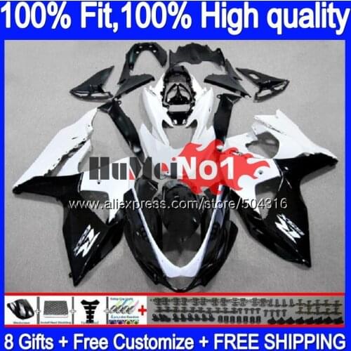 Injection For SUZUKI K9 GSXR1000 GSXR 1000 White Black 23MC.135 GSXR-1000 2009 2010 2014 2015 2016 09 10 11 14 15 16 OEM Fairing