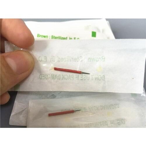 50PCS 5pin Round Needles Permanent Makeup Eyebrow Microblading For Tattoo Manual Machine