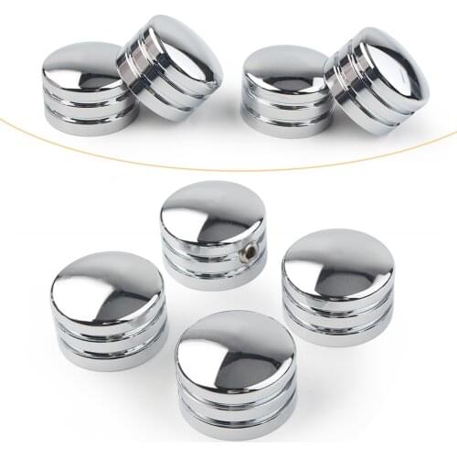 Motorcycle Head Bolt Nut Covers Cap 4pcs/Set For Harley Sportster XL 883 1200 1986-2017 & Twin Cam 1999-2017 CNC Aluminum