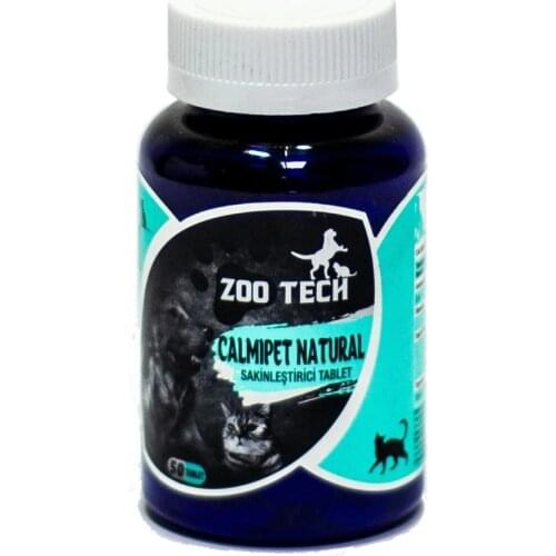 ZooTech Calmipet Natural Cat and Dog Calming Tablet 50 Pcs-Stress-Fear Pills The Best Quality Best Seller Natural & Organic