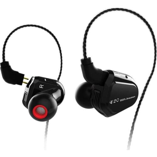 Newest TRN V20 DD+BA Hybrid In Ear Earphone HIFI DJ Monitor Running Sport Earphone Earplug Headset With 2PIN Cable TRN V10/V60