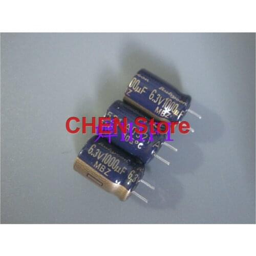 50PCS NEW RUBYCON MBZ 6.3V1000UF 8X11.5MM electrolytic capacitor mbz 1000uf 6.3v Ultra low ESR motherboard 1000uF/6.3V
