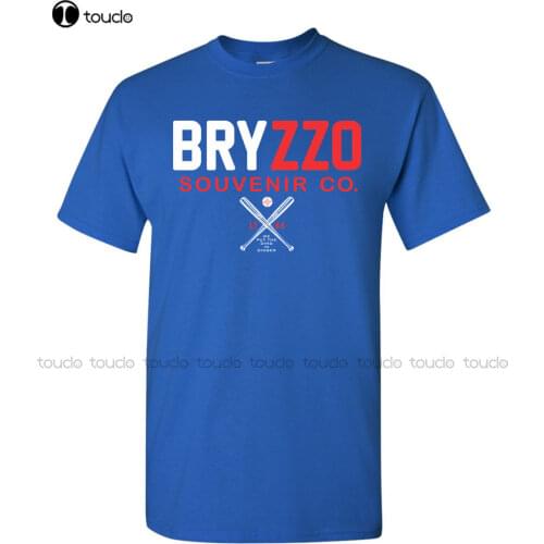 New Bryzzo Souvenir Company Bryant Rizzo Chicago Baseball MenS Tee Shirt Cotton Tee Shirt