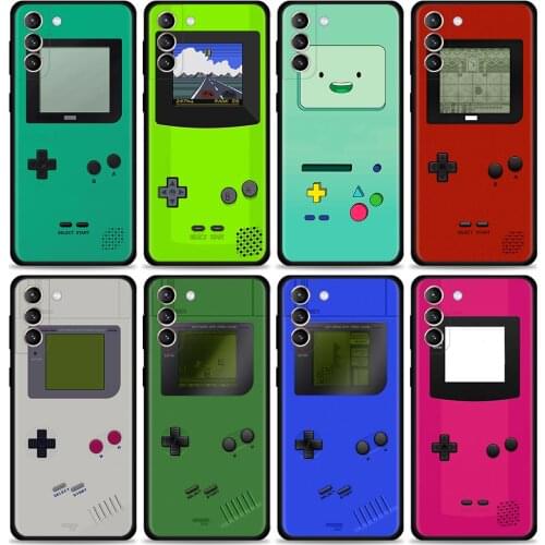 Game Boy Games Box Smart Phone Case For Samsung S21 Ultra Galaxy S20 FE S10 S9 Plus Lite S10e TPU Cover Soft Capa Black Fundas