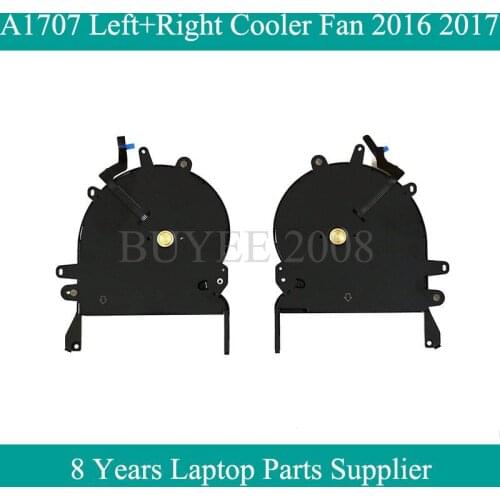 Genuine Laptop 15" A1707 Cooling Fan 2016 2017 Year For Macbook Pro 15.4" A1707 Left and Right Cooler Fan Set Pair Replacement