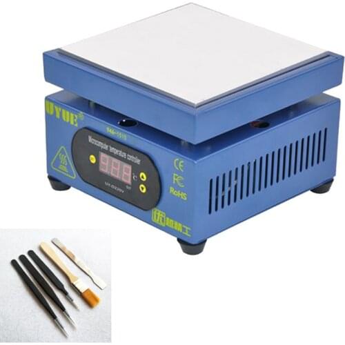 150*150MM Constant Temperature Heating Table LED Display Preheating Platform For Mobile Phone Repair UYUE 946-1515