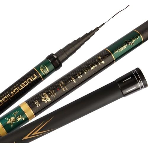 Full-Scale long section 46T carbon fishing Rod 8-14 M Ultralight Superhard Deep Water Fishing Rod Fishing Gear Manufacturers