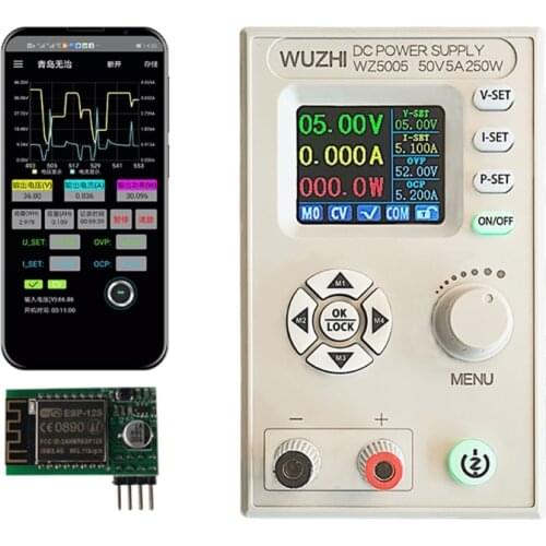 WZ5005 DC DC-Buck Converter CC CV 50V 5A Power Module Adjustable Regulated laboratory power supply 5V 12V 24V communication