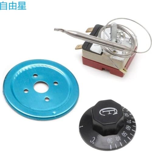250V 16A Temperature Controller 30-110 Celsius Thermostat Knob Capillary Switch Dropshipping