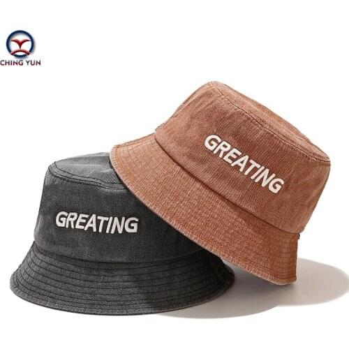 Hat spring and summer Do old washing in ancient ways beach fisherman hat men and woman GREATING alphabet outdoors sunshade hats