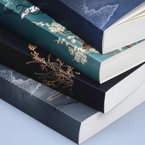 Super Thicken Chinese Style A5 Coloring Book Drawing Notebooks Vintage Sketch Books Journals Office Accessories School Supplies