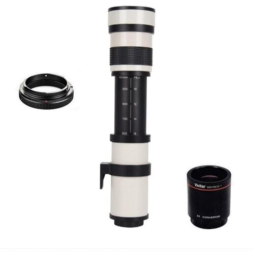 JINTU 420-1600mm F8.3 Manual Focus Lens Telephoto Zoom Prime Lens for Micro Four Thirds MFT M4/3 Digital Mirrorless Camera