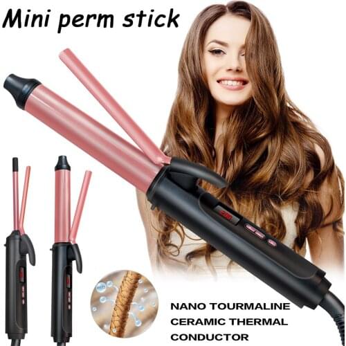 High Quality Portable Curling Iron Tourmaline Ceramics Hair Curler Professional Hair Styling Tool for All Hair Types