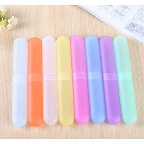 Toothbrushbox excellent Portable Travel Hiking Camping Toothbrush Holder Case Box Tube Cover Protect wzpi