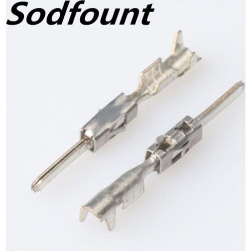 100pcs H62 brass tinned 1.5mm male automotive terminal,connector terminal crimping terminal DJ615B-1.5×0.8A