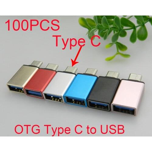 100PCS OTG Type C to USB Cable Adapter for for Android phone