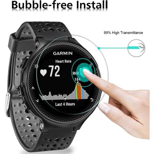 4Pcs 9H Premium Tempered Glass Garmin Forerunner220/230/235/620/630 Smartwatch Screen Protector Film Accessories
