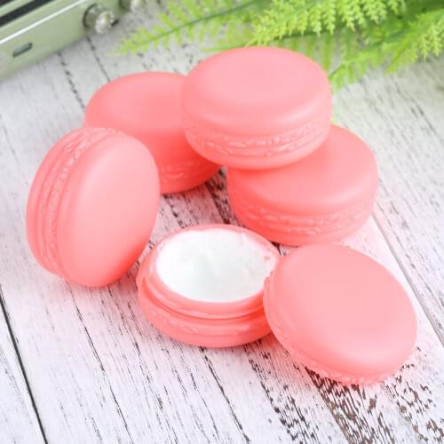 5pcs 10g Pink/Purple Color Cute Empty Cosmetic Containers Lipstick Lip Balm Holder DIY Sub-bottling Cream Jars