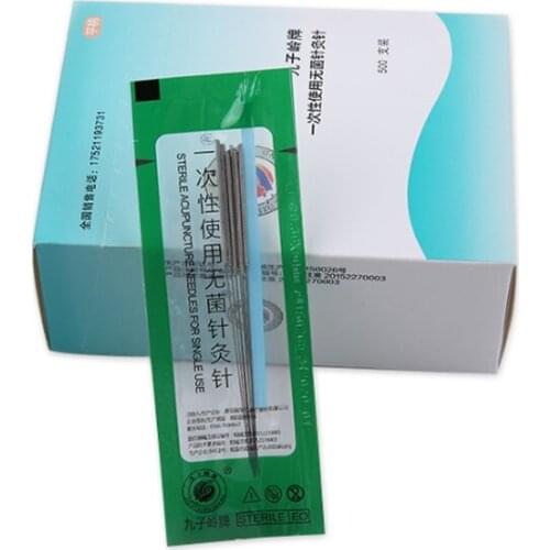 500Pcs/box disposable acupuncture needles massage needle practice nedle sterilze acupuncture needle