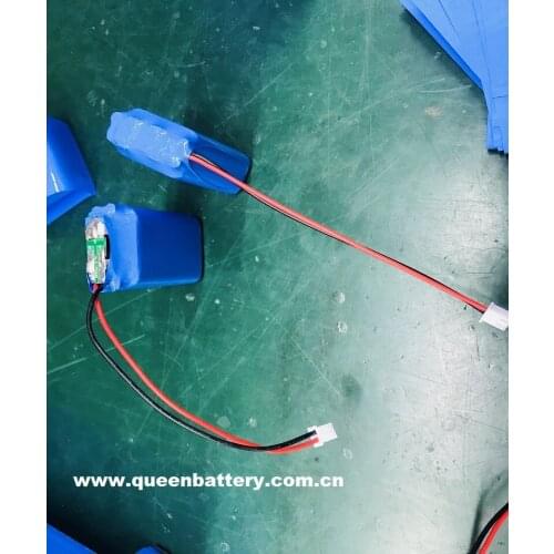 7.4v 2s1p battery pack with pcb(1-2A) 103450 LI-POLYMER 1800mAh