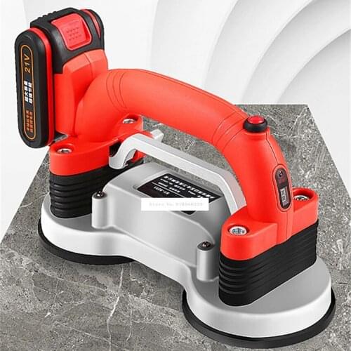 BY-8201 200W Battery 120HZ/S 5 Gear Tile Tiling Machine Double Suction Cup Tiler Automatic Brick Laying Tool Wall Brick Vibrator