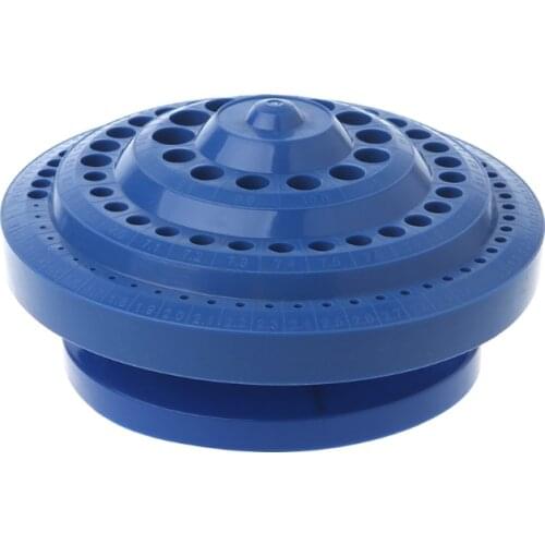 Drill Bit Storage Case Stand Round Shape Hard Plastic Organizer 100Pcs Hole Tool