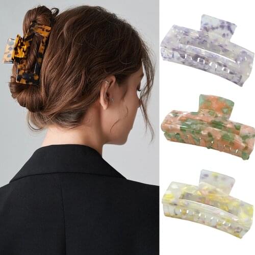 CYGJFC Elegant Hair Claw For Woman Vintage Clips Geometric Hair Crab Clamps Women Hair Accessories Korean Style Fashion Hairpins