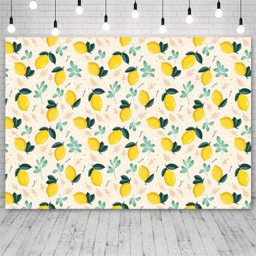 Avezano Baby Shower Birthday Party Backdrops Fresh Lemon Fruit Photography Backgrounds Photo Studio Photozone Photophone Decor