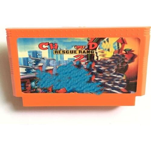 Chp N' Dae Rscue Rangrs 2 for 8 Bit Game Player Game Card for 60 PIN Cartridge Game Card