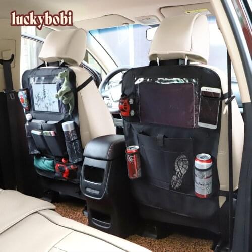 Luckybobi Multi-Pocket Car Seat Back Organizer Storage Container Hanging Box Multifunction Vehicle Storage Bag Car-styling