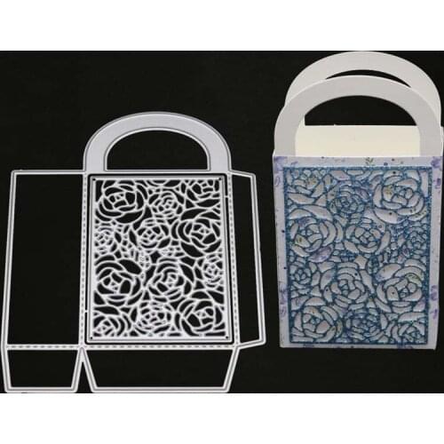 1663 Bag Box Scrapbook Metal Cutting Dies For Scrapbooking Stencils DIY Album Cards Decoration Embossing Folder Die Cut Cuts