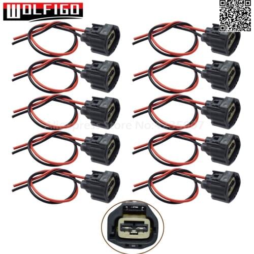 New 2-way 2 Pin Cooling Fan Module Sensor Connector Wire 1PC / 10 PCS For Ford Mercury Lincoln PT1522 WPT-778 WPT1417 PT-1522