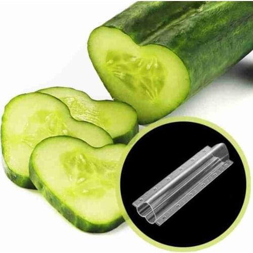 Pentagram Heart Shaped Cucumber Stereotype Growth Mold Transparent Garden Fruit Vegetable Growing Molds