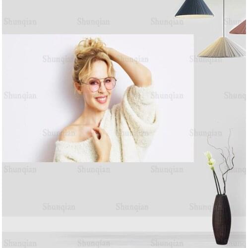Nice Kylie Minogue Poster Canvas Fabric Wall Art Poster Print Painting Nature Decoration Pictures Modern Home Decor 0422