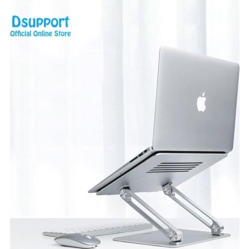 Laptop stand Adjustable Angle Aluminum Alloy Free Lift Laptop Heighten Holder for 11-17 inch