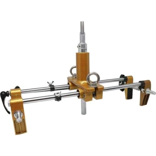 Dust-Proof Mortising Jig Tool Mortice Door Fitting Jig Lock Mortiser Solid Wood Door Opener With 3 Cutters Case Maintenance Set
