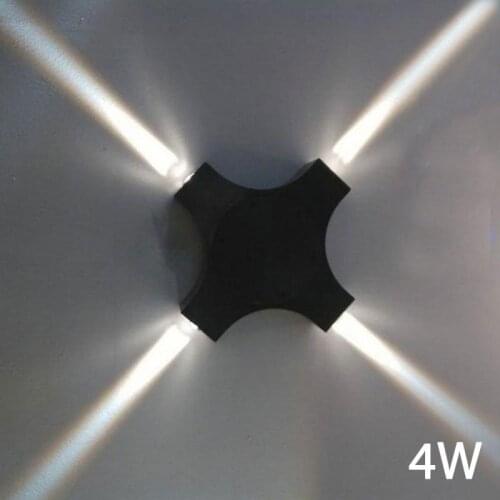 LED Wall Lamp Aluminium Outdoor Moisture-proof Beam Lamp Living Room Corridor Garden Exterior Wall Creative Lamp Wall Decor Arts