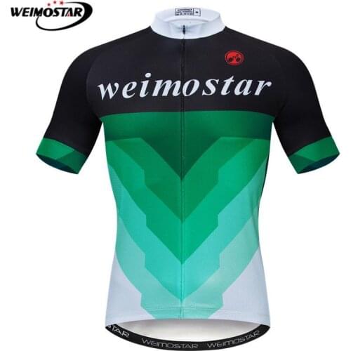 Weimostar Mountain Bike Clothing Short Sleeve Cycling Jersey Team Pro Bicycle Jersey MTB Raod Bike Jersey Summer Cycling Wear
