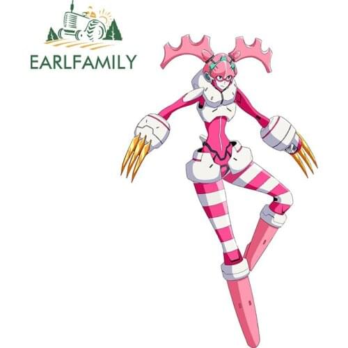 EARLFAMILY 13cm x 8.4cm for Argentea DARLING in the FRANXX Anime Car Sticker Waterproof Decal Motorcycle Bumper Vinyl Car Wrap